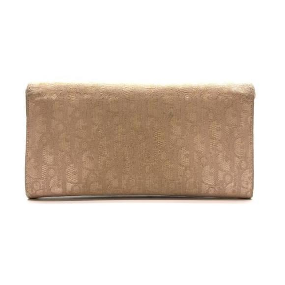 Dior Trotter Long Wallet with Lid Coin Case Pink Beige - Picture 3 of 9